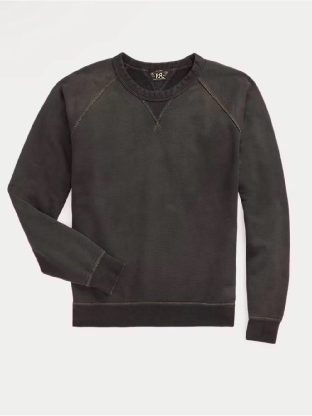 Ralph Lauren Double RL Charcoal Crewneck Sweatshirt